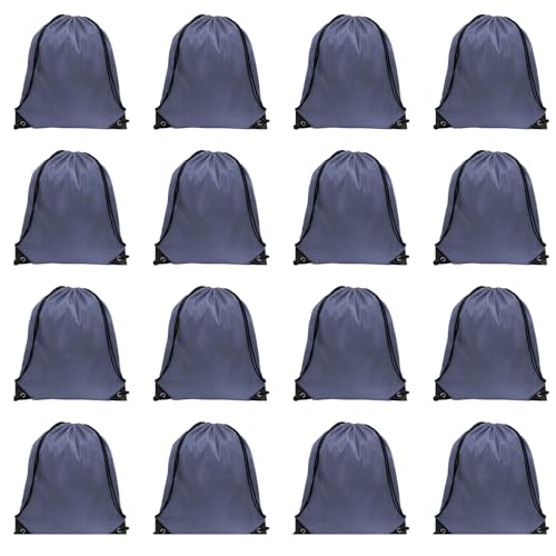 GoodtoU 40 Pack Drawstring Backpacks Waterproof Nylon Cinch Bags for School Gym N792