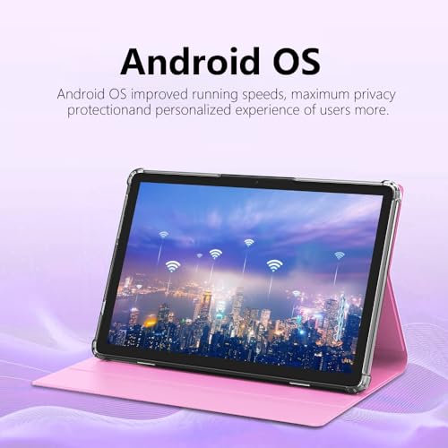 10.1 Inch Android 13 Tablet 4G LTE with SIM Card Slot, 12GB+512GB, Pink S843541