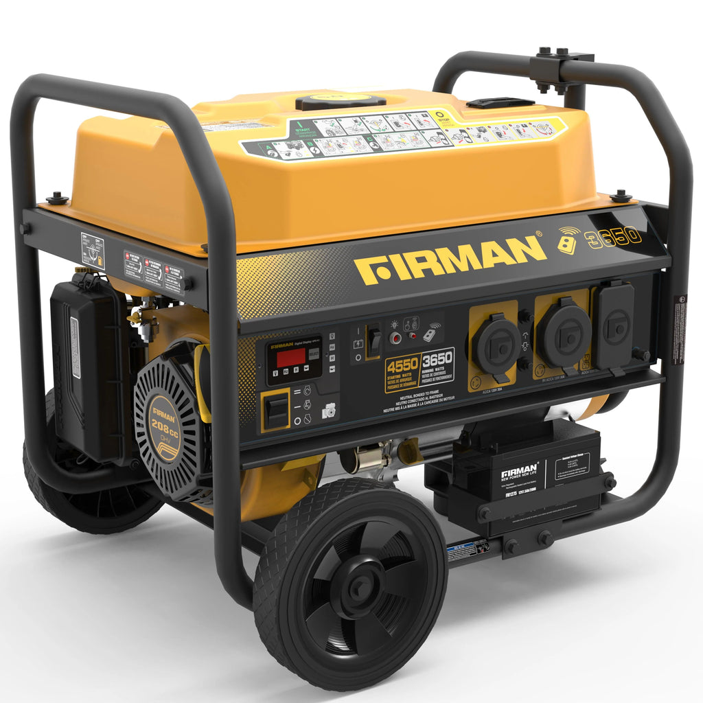 Firman Generators 4550W Gas Powered Portable Generator with Remote Start P627224