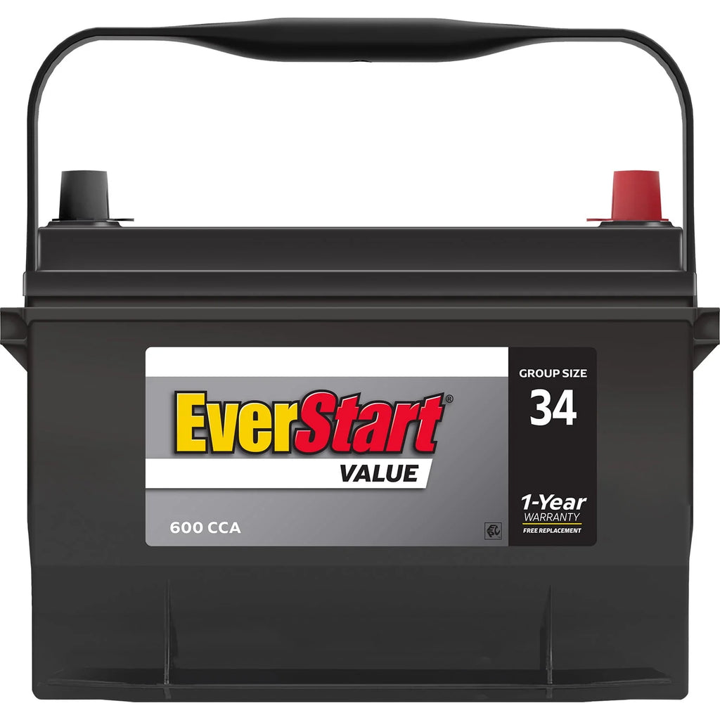 EverStart Value Lead Acid Automotive Battery Group Size 34 12V 600 CCA C840