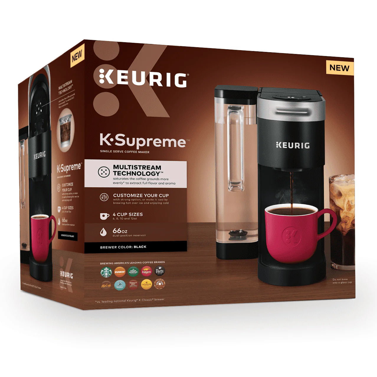 Keurig K-Supreme Single-Serve K-Cup Pod Coffee Maker, Black G914