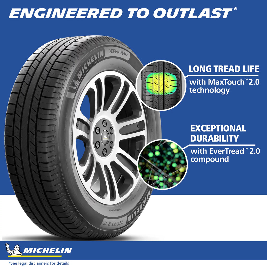 Michelin Defender 2 All Season 225/55R18 Passenger Tire H68531