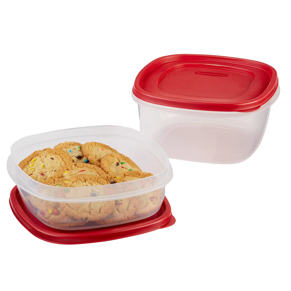 Rubbermaid Easy Find Lids Food Storage Containers, 4-Piece Set F6791