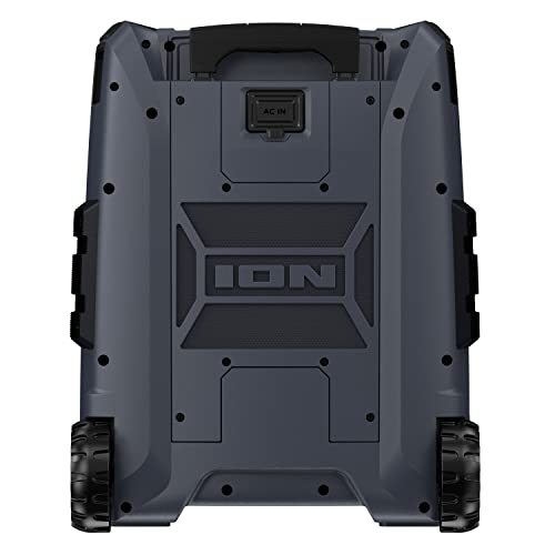 ION Block Rocker Portable Bluetooth Party Speaker with Karaoke Microphone T461114