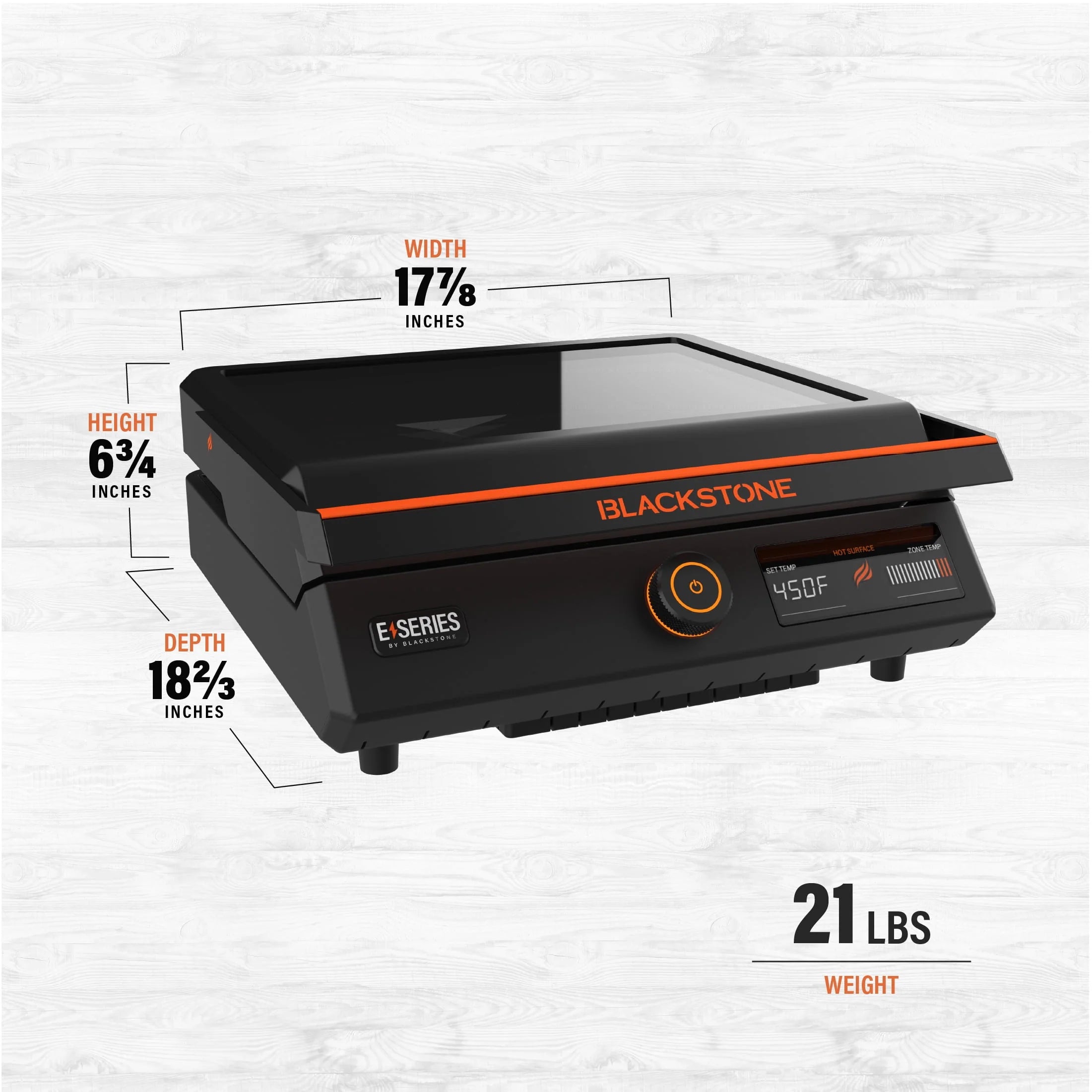 Blackstone E-Series 17 Electric Tabletop Griddle with Hood U592