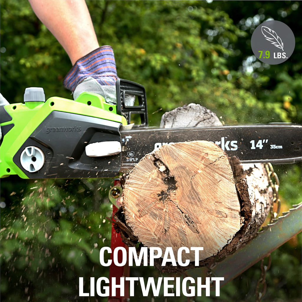 Greenworks 14 Corded Electric 10.5 Amp Chainsaw Z9273