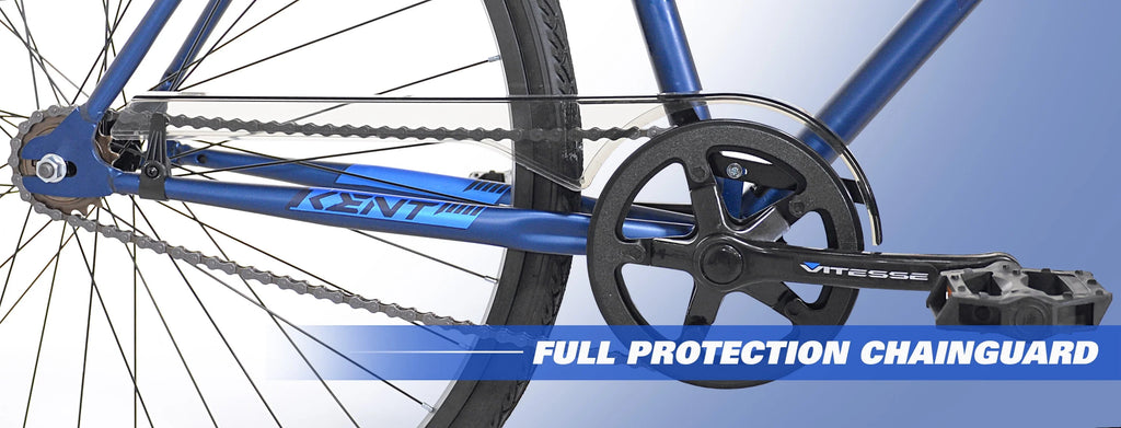Kent 700c Thruster Fixie Men's Bike Blue P641