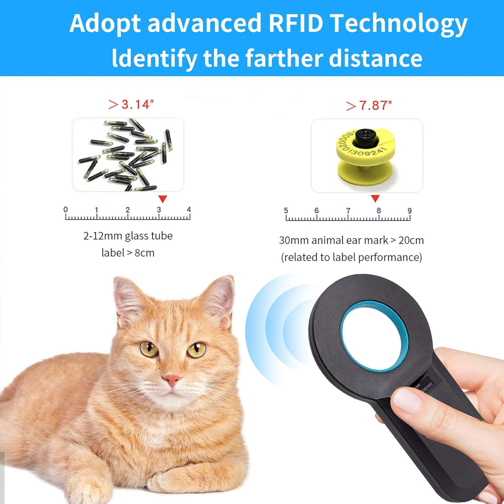 Pet Microchip Scanner Animal Tag Reader Pack of 2 K6955