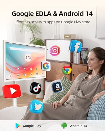 32 Inch 4K Smart Monitor with Google TV, Dolby Audio, HDR, KVM, USB-C 65W PD C7046
