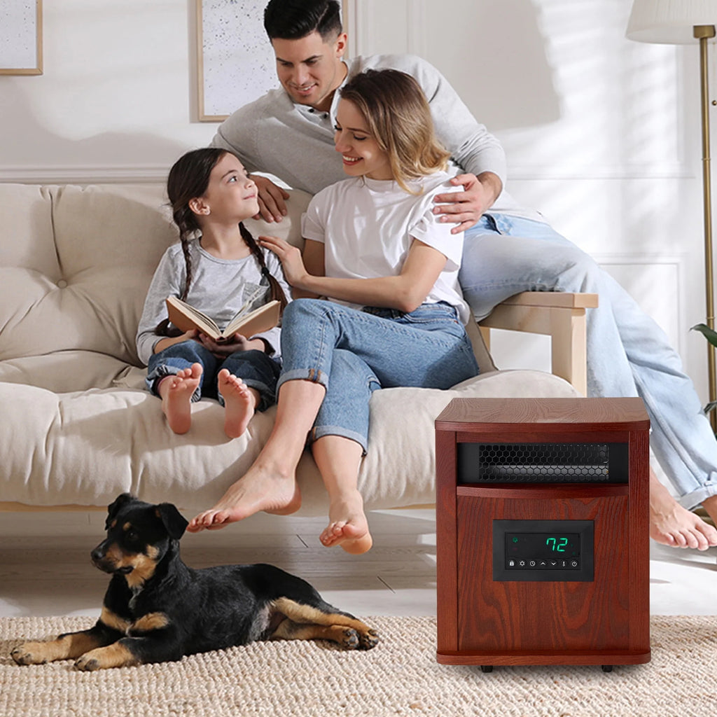 LifeSmart LifePro 6 Element 1500W Infrared Quartz Heater M4657