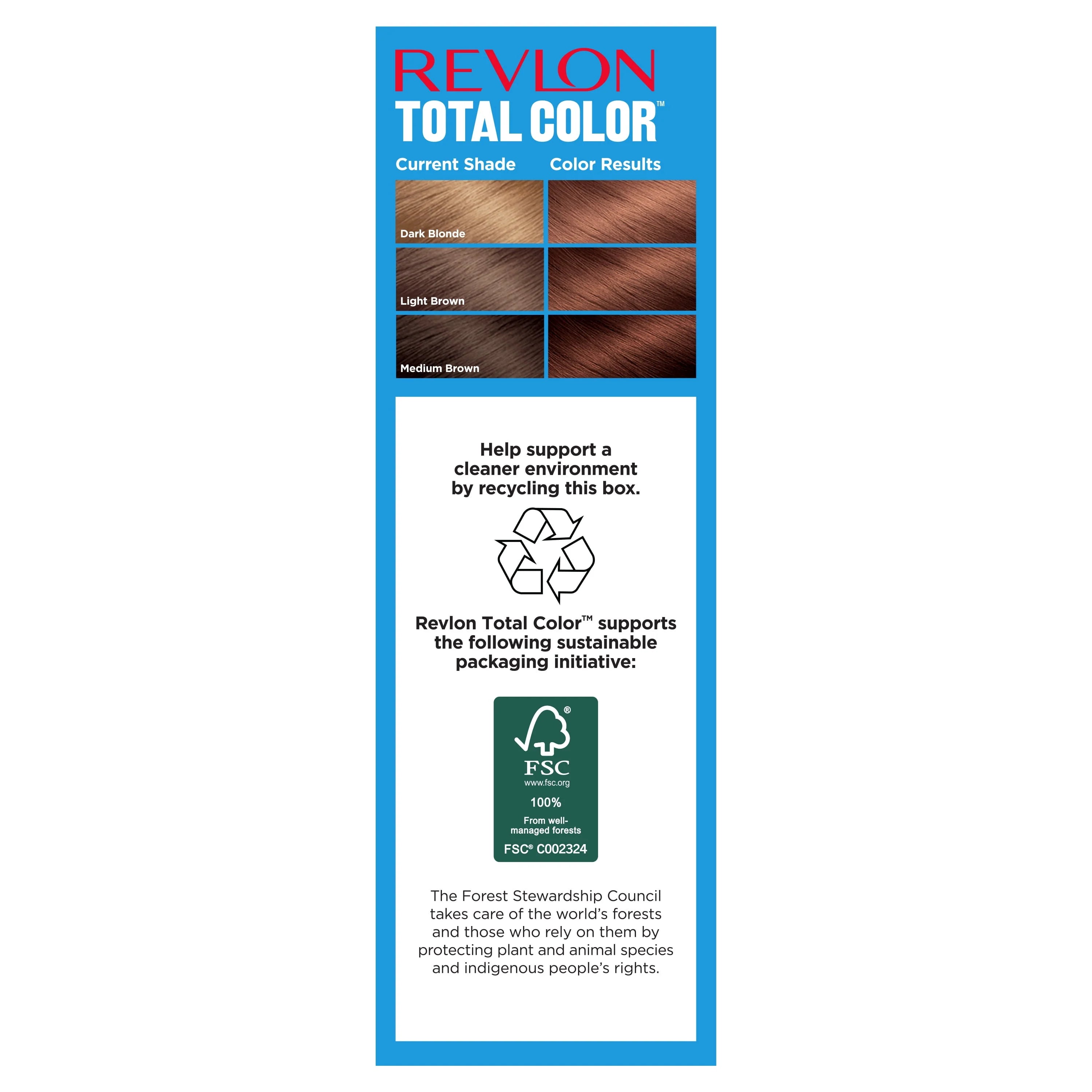 Revlon Total Color Permanent Hair Color, 535 Medium Golden Mahogany X49899