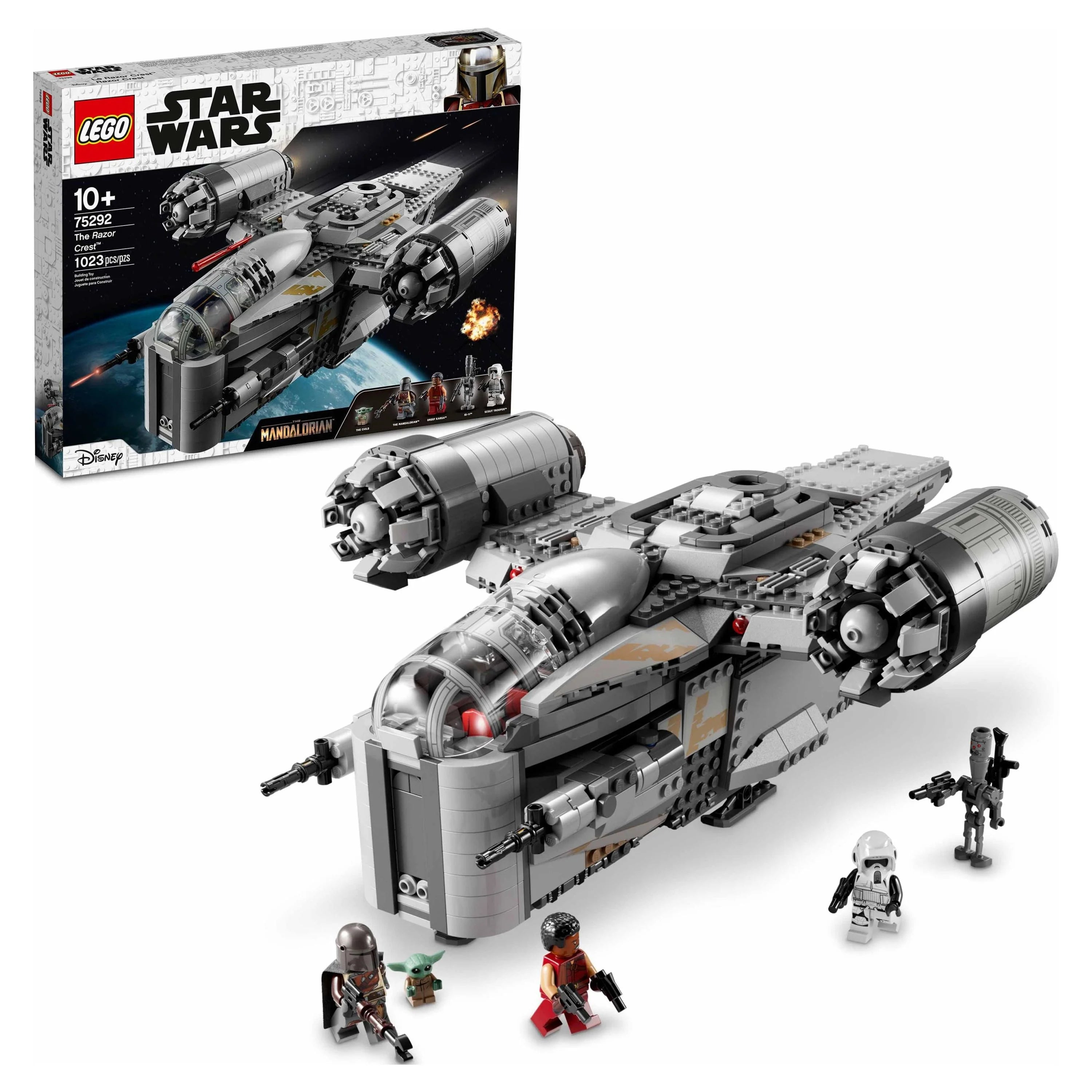 LEGO Star Wars The Razor Crest 75292 Mandalorian Starship Toy, Gift Idea for Kids, Boys and Girls with The Child 'Baby Yoda' Minifigure
