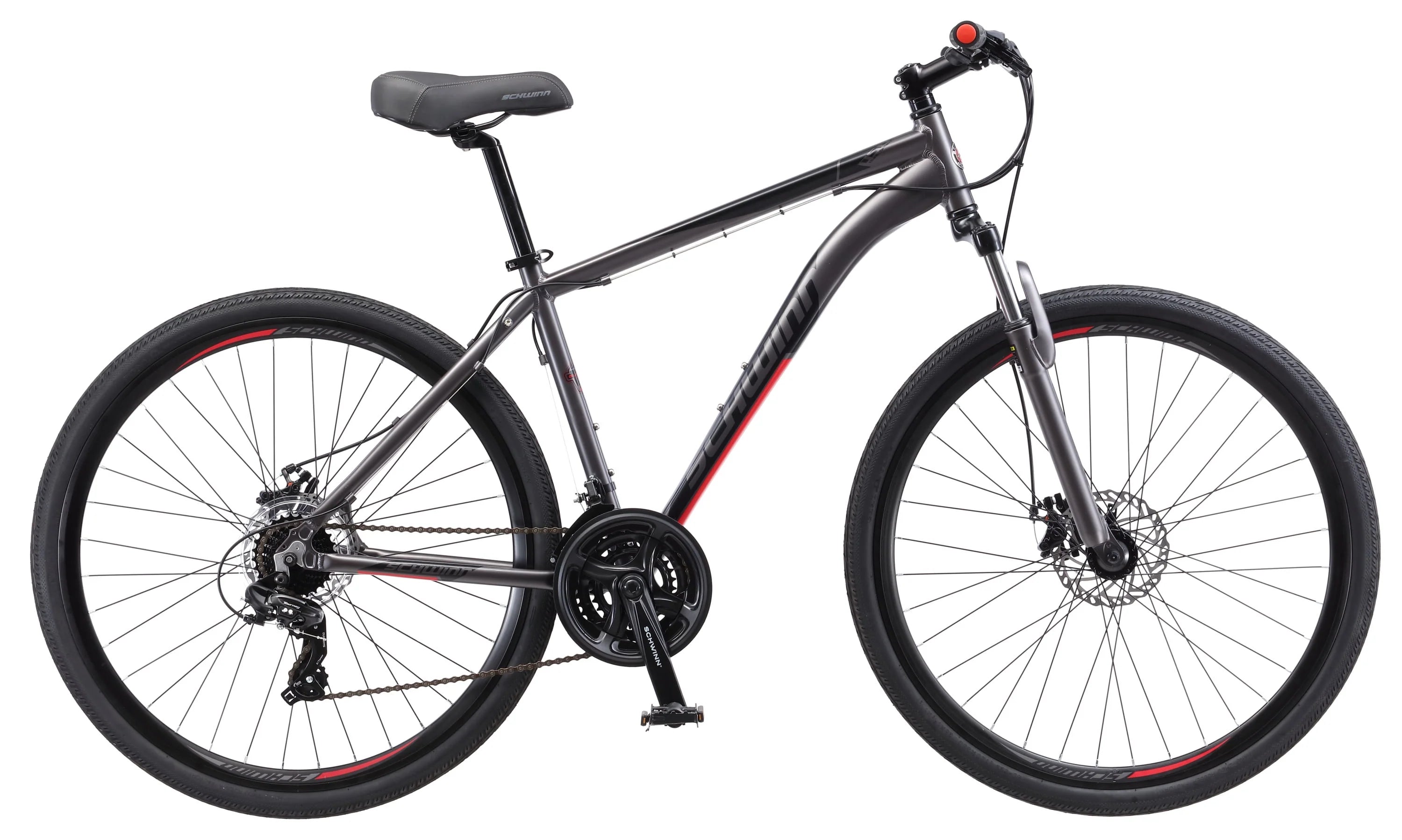 Schwinn DSB Hybrid Bike, 700c Wheels, 21 Speeds, Grey W8953
