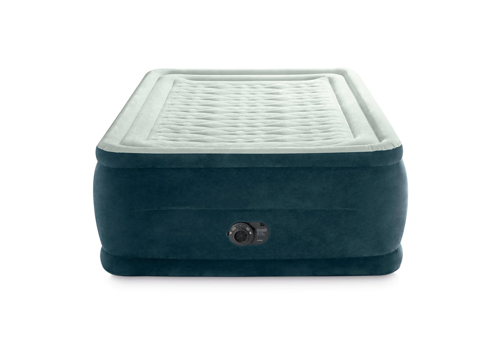 Intex Dream Lux Pillow Top Dura-Beam Airbed Mattress with Internal Pump, Queen D93685