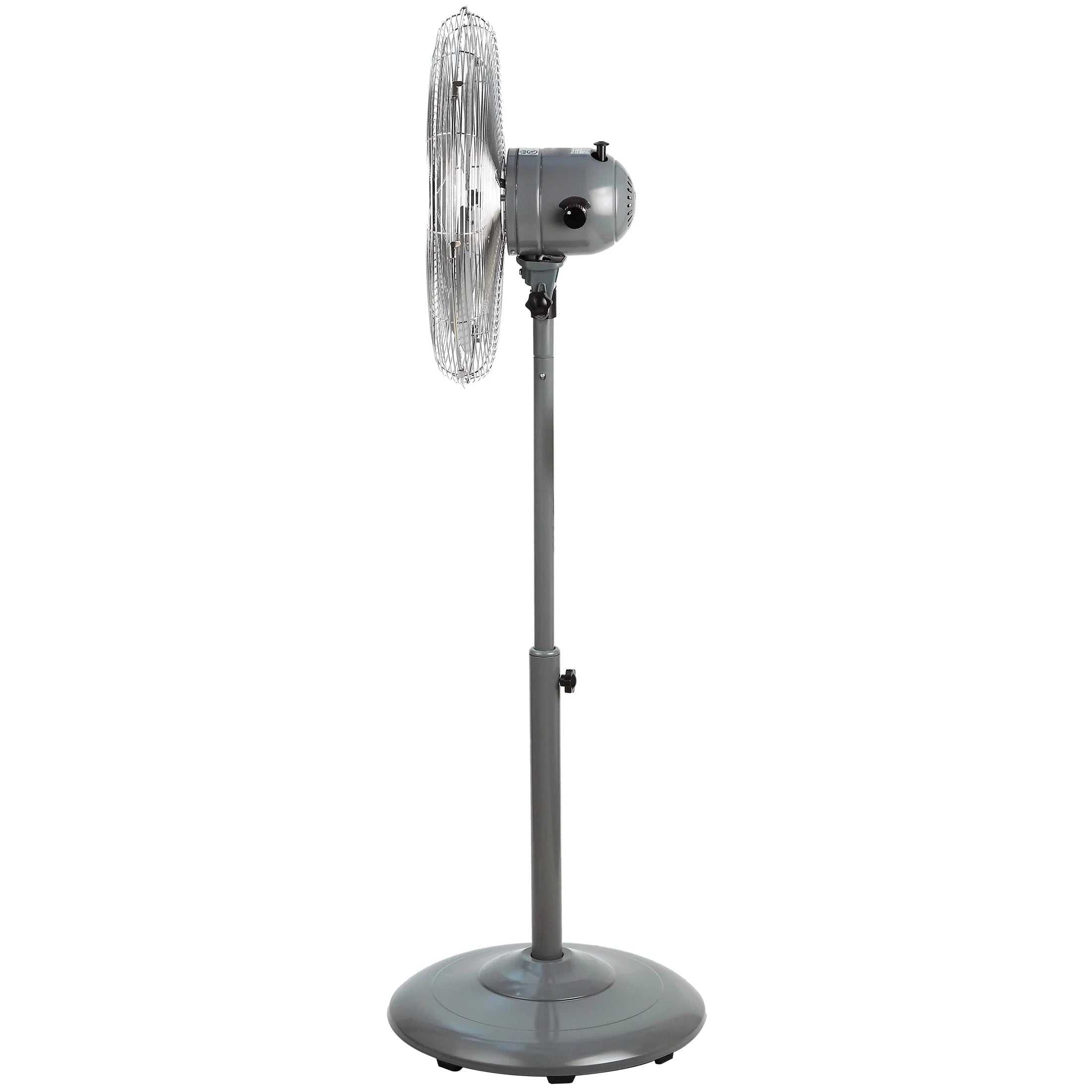 Better Homes & Gardens 16 inch Adjustable Oscillating Metal Stand Fan, Red O2097