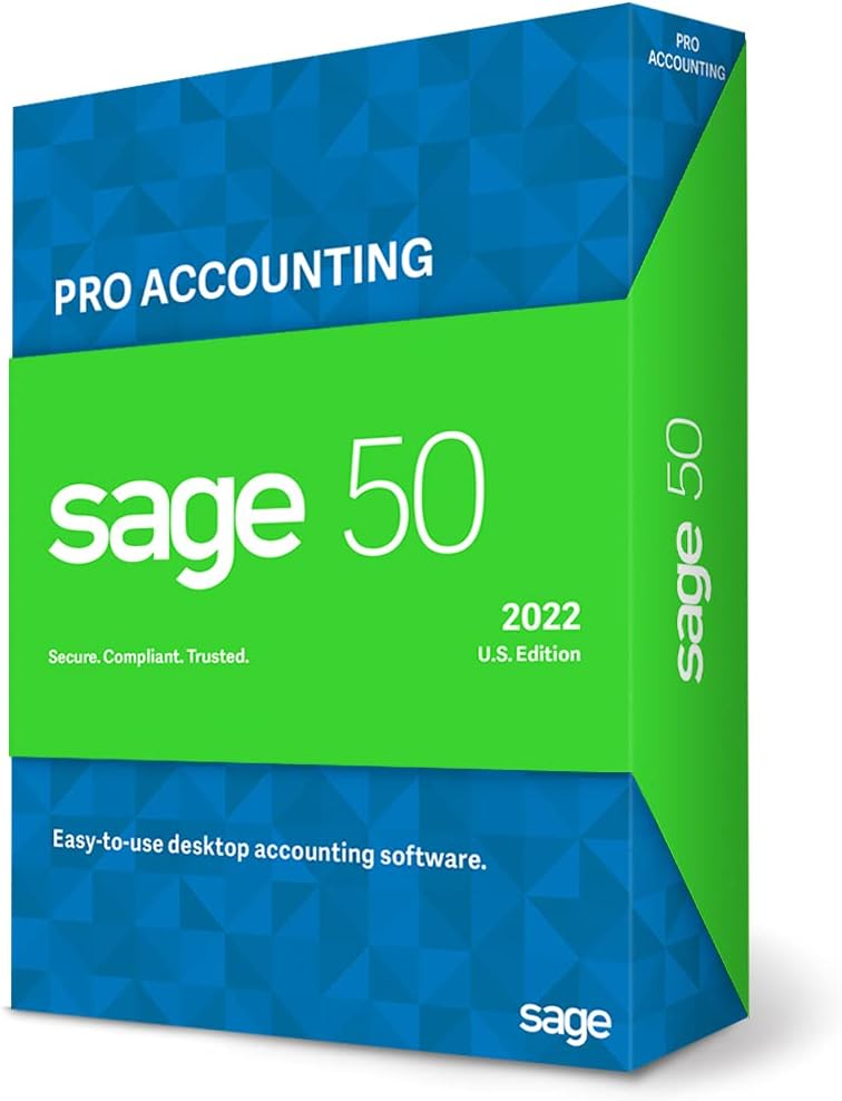 Sage 50 Pro Accounting 2022 U.S. Personal Accounting Software PC Download U565491