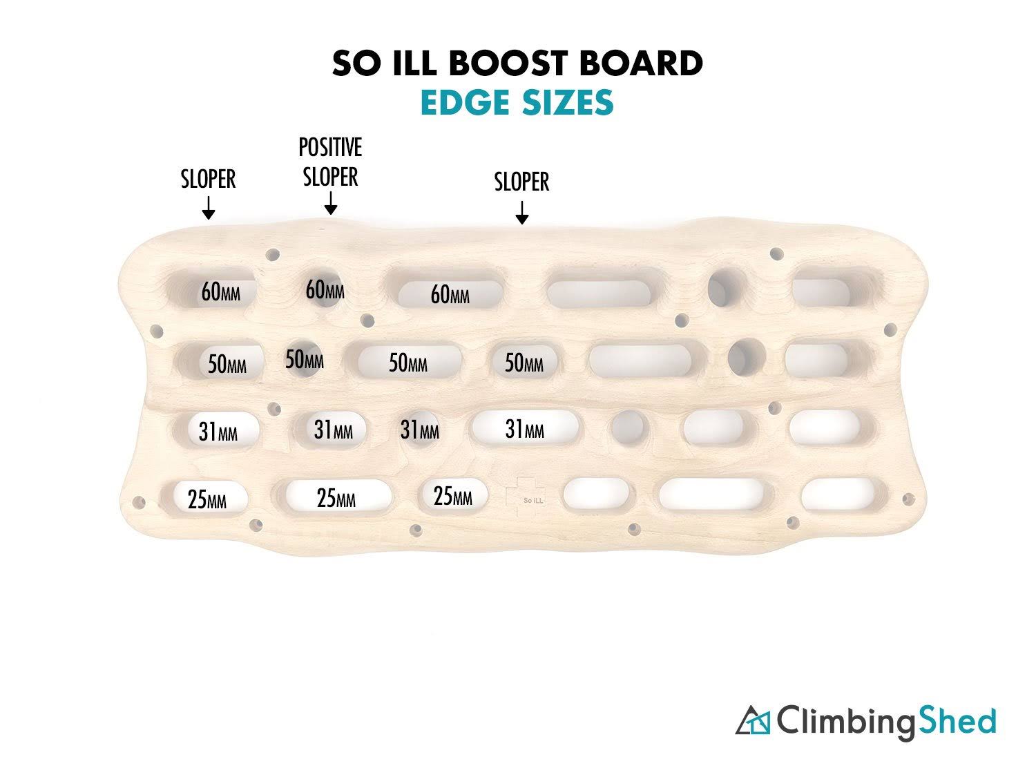 So Ill Wood Boost Hangboard S186
