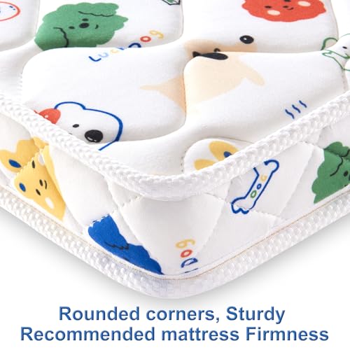 Premium Crib Mattress and Toddler Mattress 52" x 27.6" x 5", Firm, Hypoallergenic W515