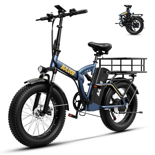 Folding Electric Bike 1000W 48V 20AH Removable Battery 20" Fat Tire for Adults C847123