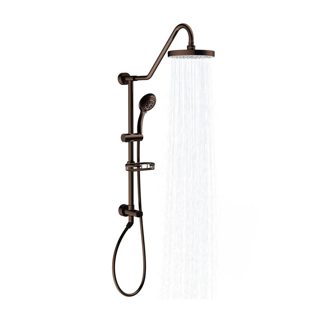 Pulse Kauai III Dual Rain Shower Hand Held Head Spa System, Oil Rubbed Bronze Z5006
