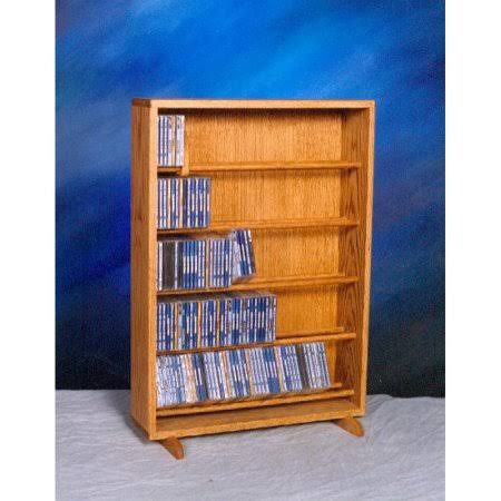 The Wood Shed Solid Oak Dowel 275 CD Media Cabinet