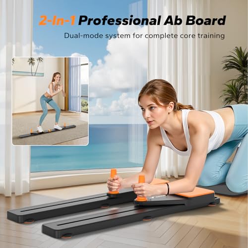 MERACH Pilates Board, Detachable Ab Trainer Machine for Core Workouts I346