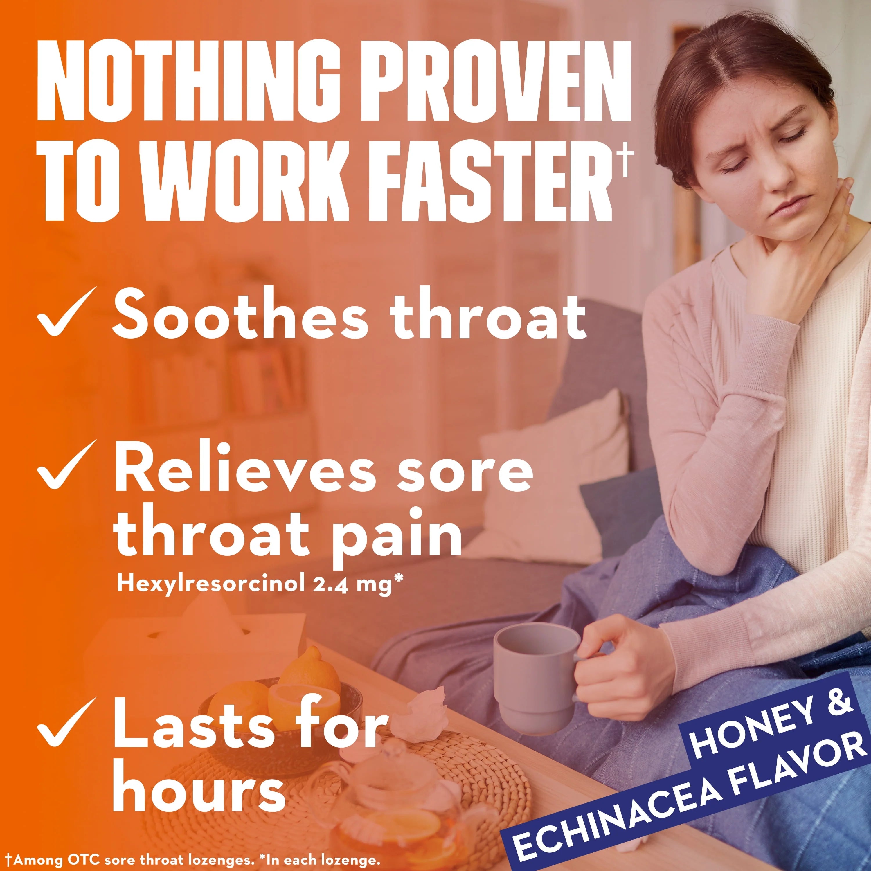 Mucinex Instasoothe Cough Drops Honey & Echinacea, 40 Count O535459