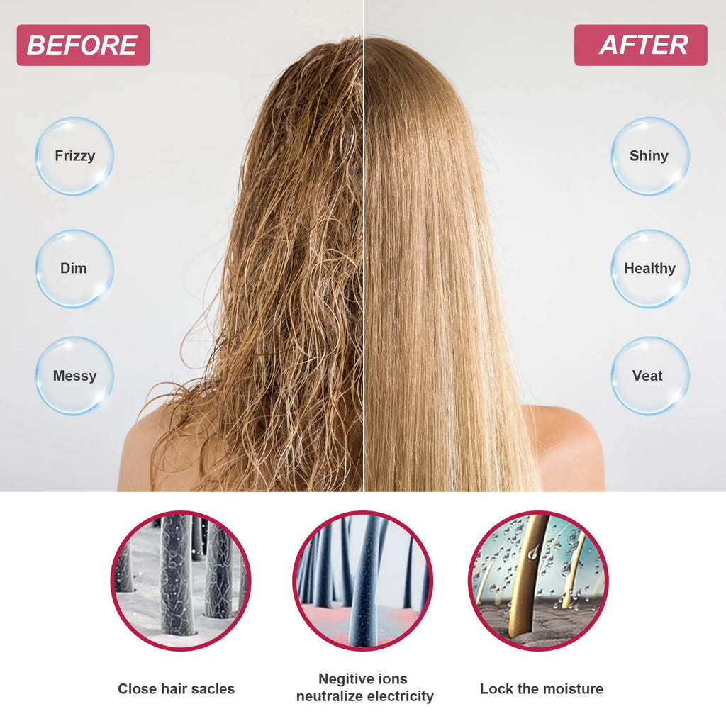 NEXPURE Hair Dryer Brush 4 in 1 with Negative Ion Anti-Frizz Ceramic Titanium Barrel H645139