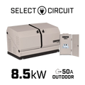 Champion Power Equipment 8.5kW Home Standby Generator with 50-Amp Outdoor Automatic Transfer Switch