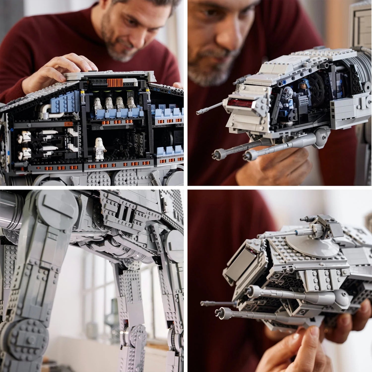LEGO Star Wars AT-AT 75313 Creative Building Kit for Adults, 6,785 Pieces W188