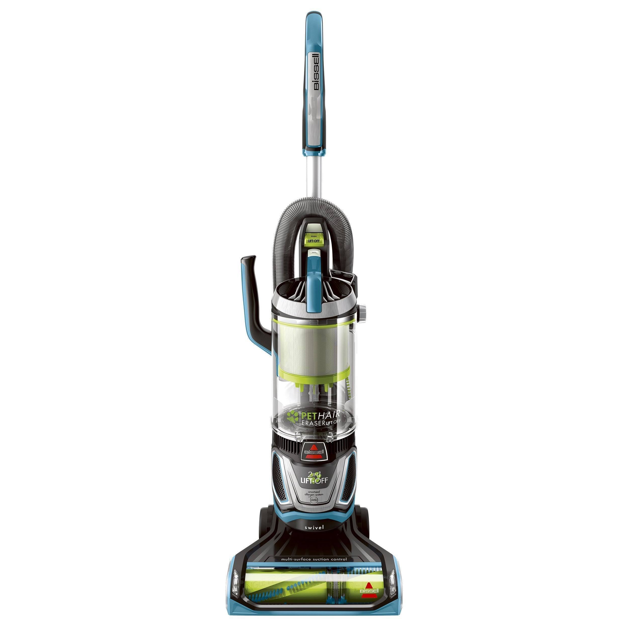 Bissell Pet Hair Eraser Lift Off Bagless Upright Vacuum Blue