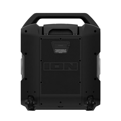 ION Block Rocker Portable Bluetooth Party Speaker with Karaoke Microphone T461114