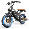 Electric Bike for Adults, 2000W/3000W Peak Single/Double Motor with 48V/52V 25AH/30AH Battery, 20"x4.0" Fat Tires 35MPH/37MPH Ebike, Dual Hydraulic Disc Brake Full Suspension Electric Bicycle