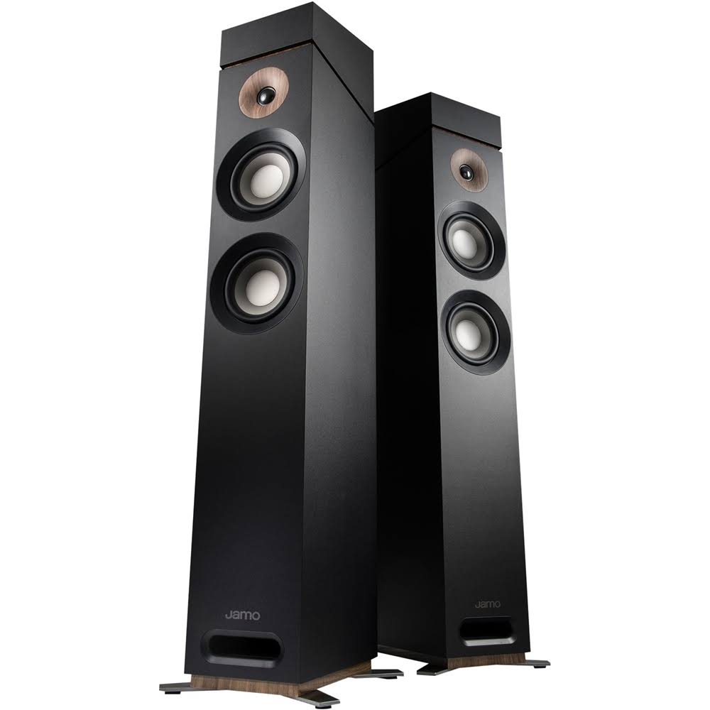 Jamo S 807 Floorstanding Speaker Pair Black Q3210