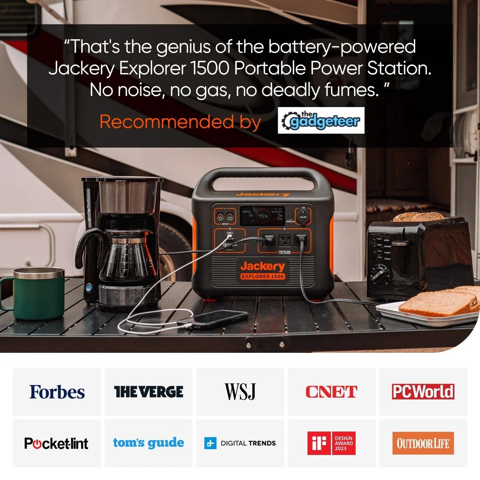 Jackery Explorer 1500 Portable Power Station 1534Wh H37946