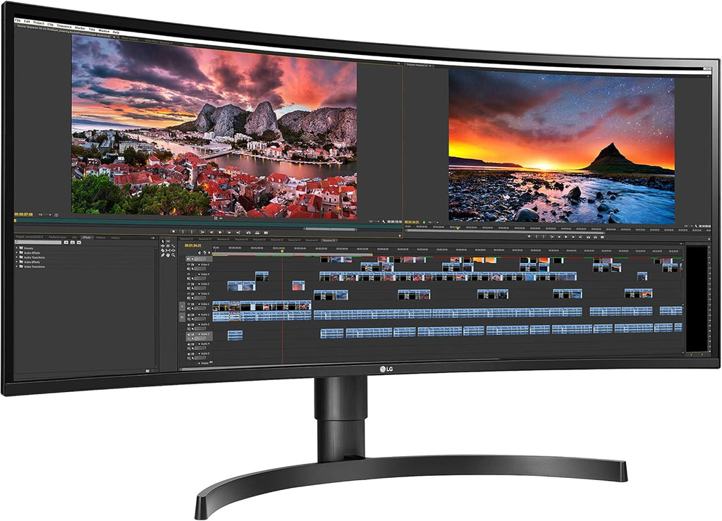 LG 34WN80C-B UltraWide Curved Monitor 34" WQHD IPS USB-C H225891