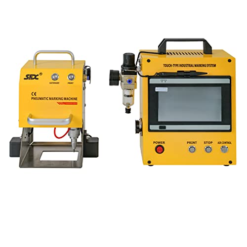 100W Pneumatic Dot Peen Metal Engraving Machine 120x50mm R68031