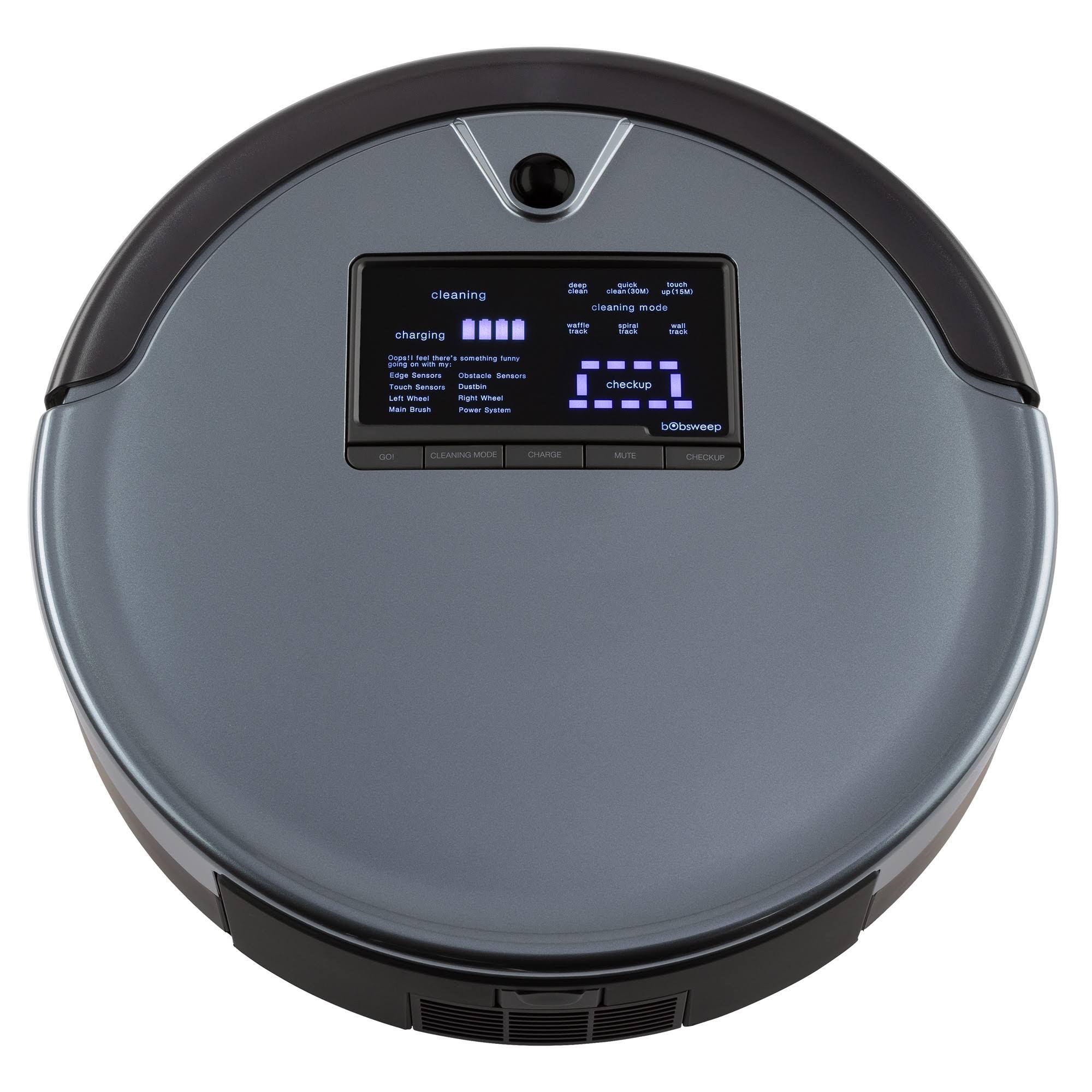 bObsweep Bob PetHair Plus Wet/Dry Robotic Vacuum Charcoal N9714