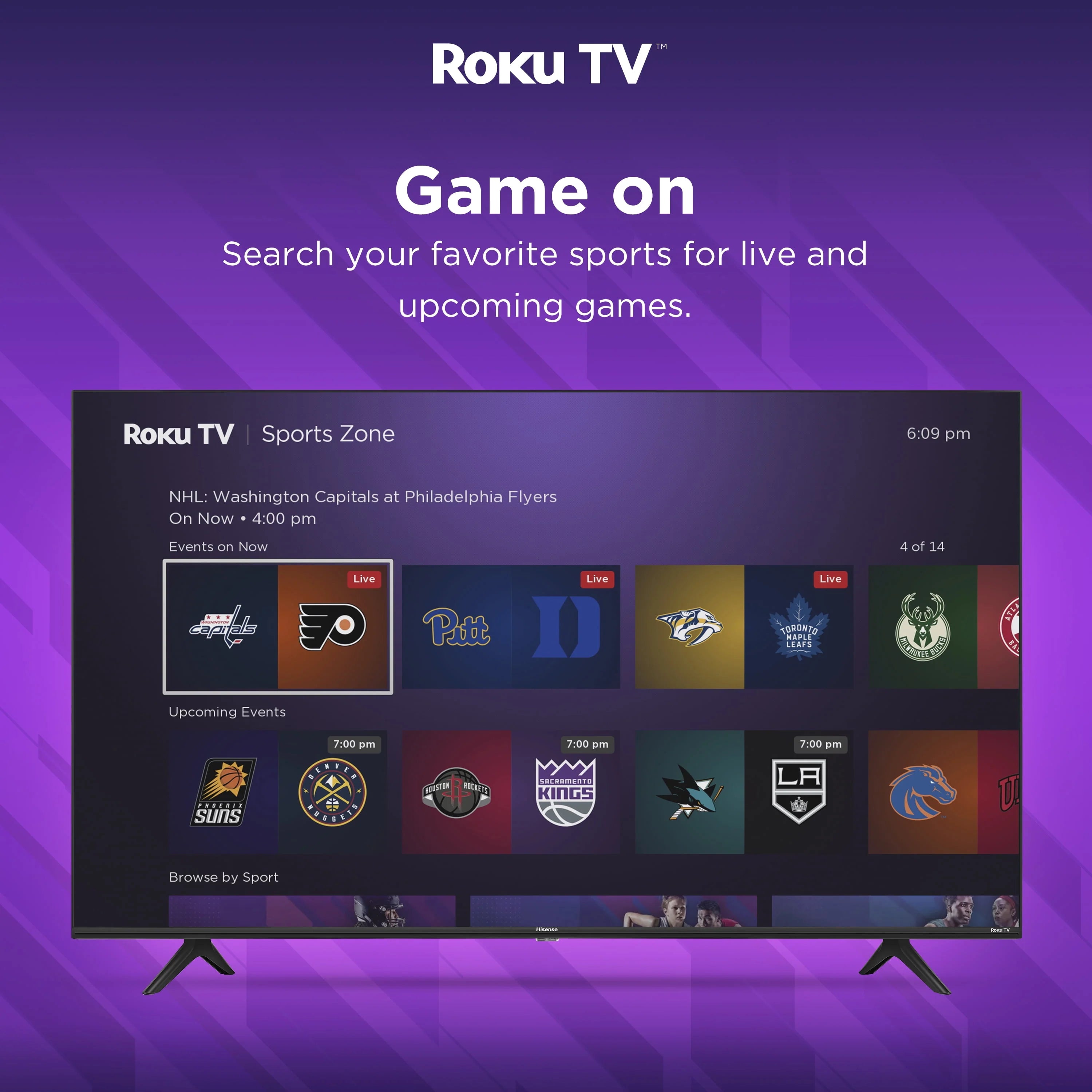 Hisense 50" 4K UHD Roku Smart TV HDR R6 Series 50R6E3 K778694