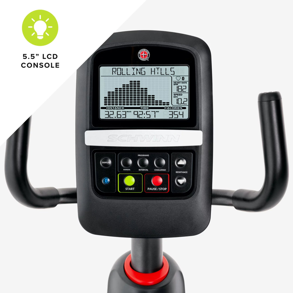Schwinn 230 Recumbent Exercise Bike with Zwift Compatibility L399826