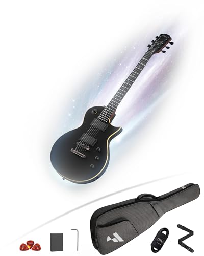 FLP350 Electric Guitar 39" Solid Body with Dual Humbuckers, Black H9059