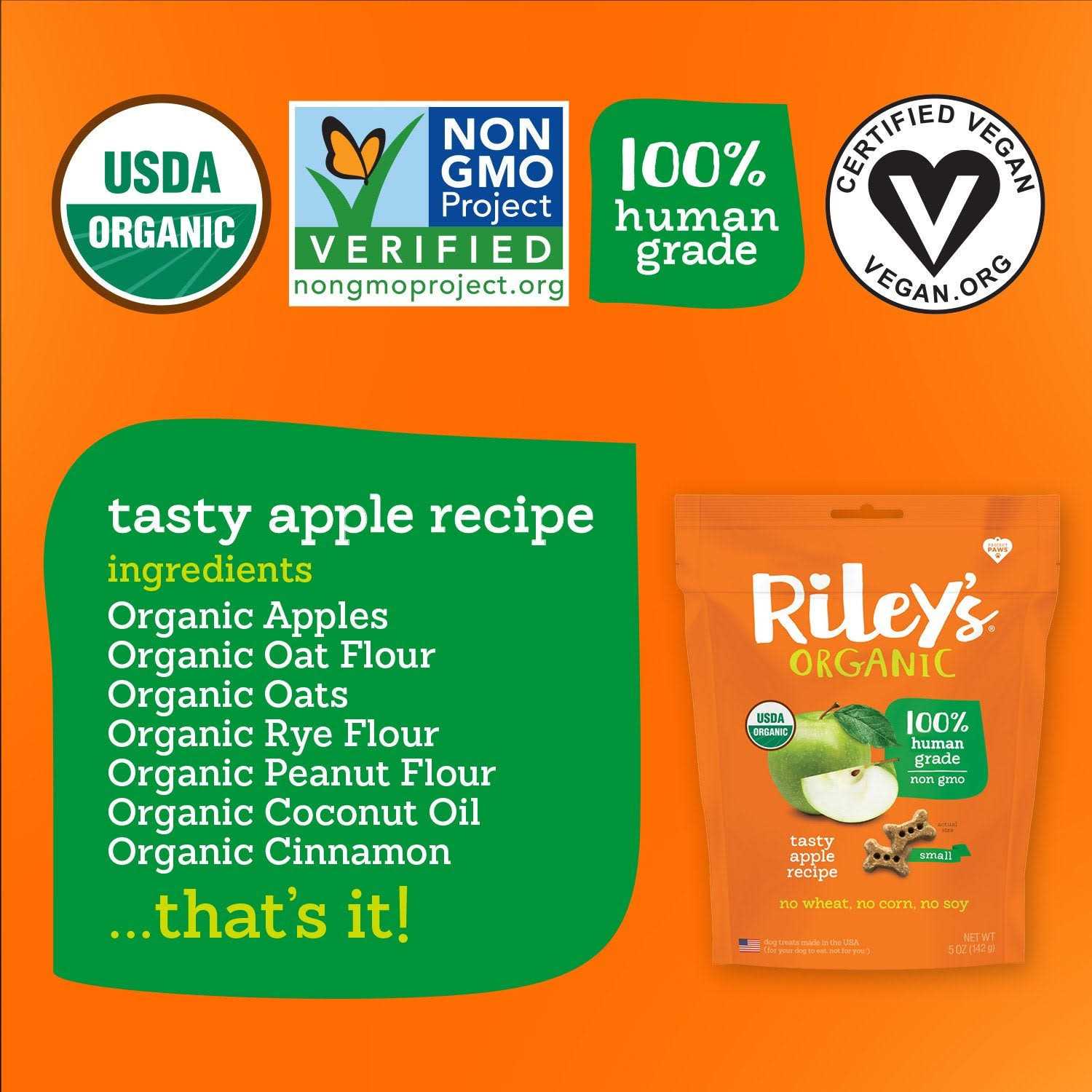 Riley鈥檚 Organics Dog Treats X94272