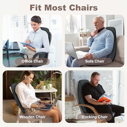 Vibration Back Massager with Heat for Chair E924824