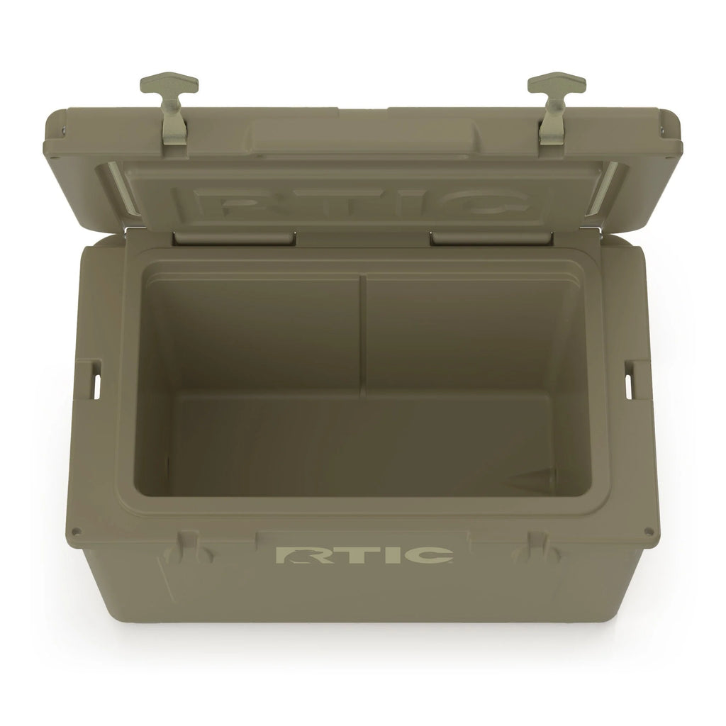 RTIC 45 qt Ultra-Tough Cooler, Insulated Portable Ice Chest, Olive B61533
