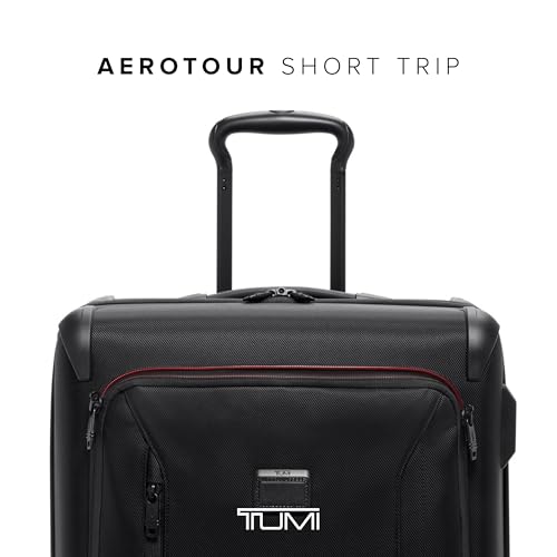 TUMI Aerotour 4 Wheel Expandable Carry-On Luggage, Black W53747
