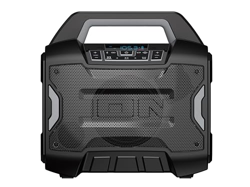 ION Block Rocker Portable Bluetooth Party Speaker with Karaoke Microphone T461114