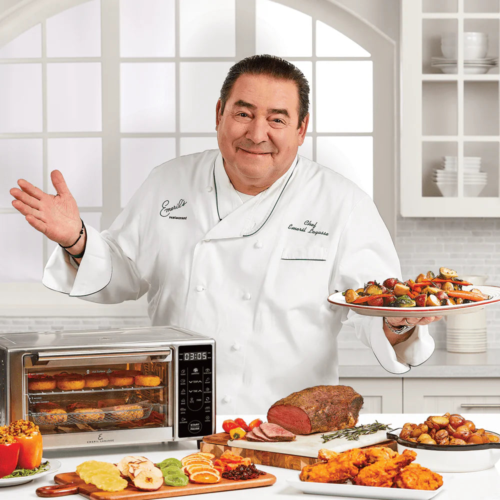 Emeril Lagasse Power AirFryer 360 Plus Toaster Oven, Stainless Steel J972