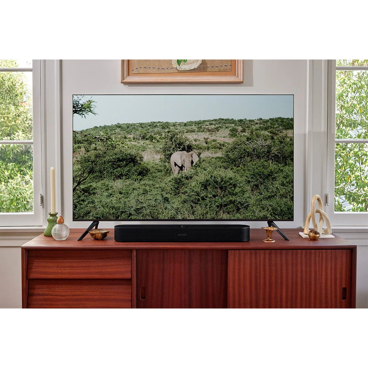 Sonos Beam (Gen 2) Smart Sound Bar with Dolby Atmos, Black Z737