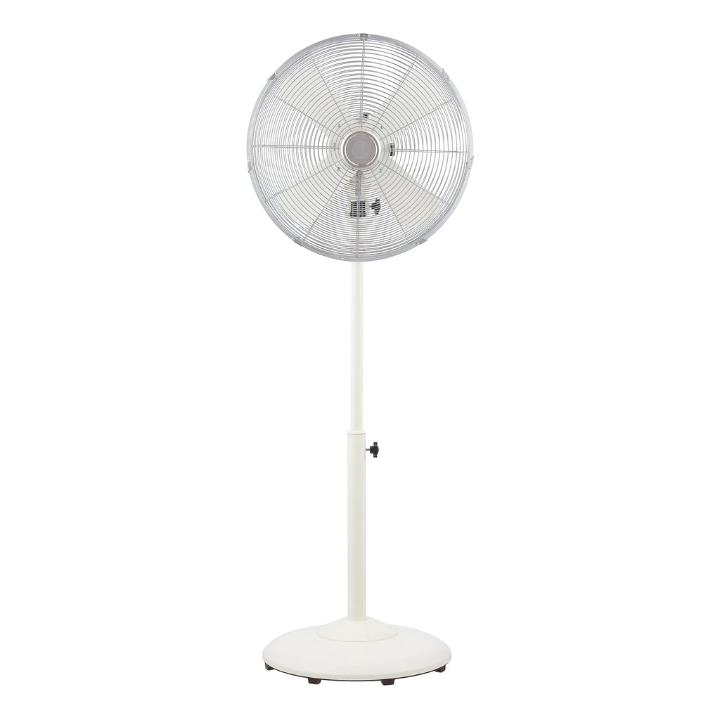 Better Homes & Gardens New 16 inch Adjustable Height Oscillating Retro 3-Speed Metal Stand Fan in Red