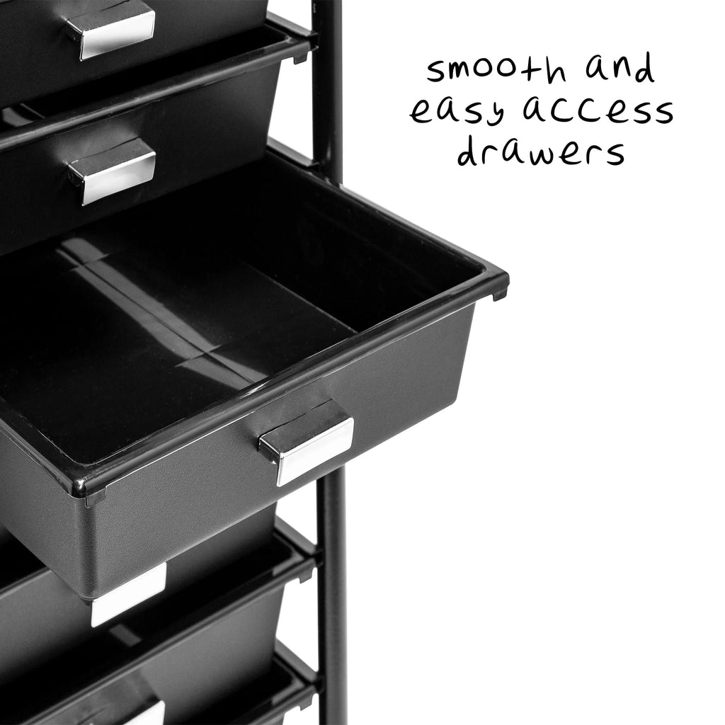 Honey-Can-Do 10-Drawer Rolling Cart, Rainbow N1365